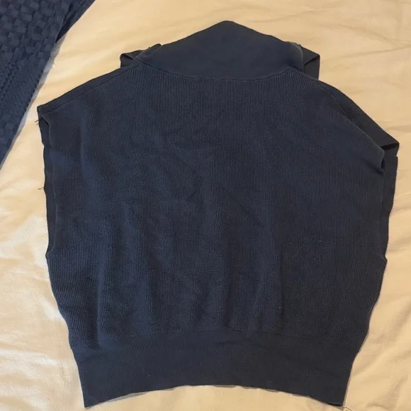 Navy Knit Top and Pants Set - Picture 3 of 5